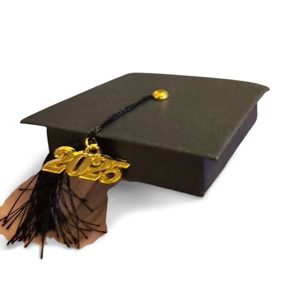 2025 Graduation Bracelet – “And So the Adventure Begins” Stainless Steel Cuff - Picture 3 of 5